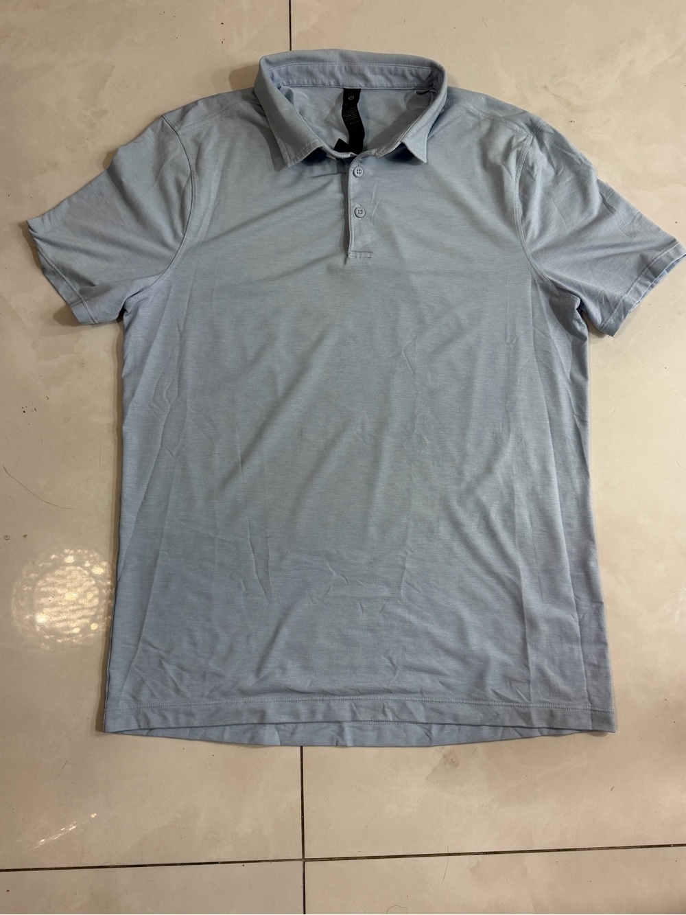 lululemon athletica Light Blue Men's Polo